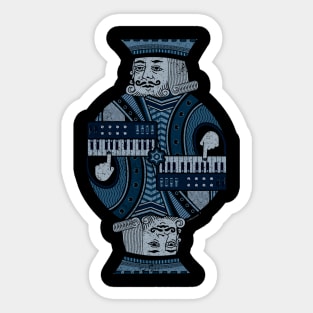 Synthesizer King Sticker